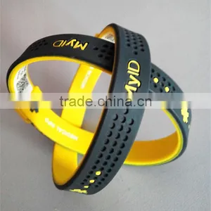 Newest Scannable Fashion qr Code Silicone Bracelet thumbnail-1