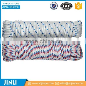 JL White/Red Double Braided PP Rope Polypropylene Filament Rope thumbnail-1