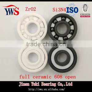 Ceramic Ball Bearing 608 Si3N4 ZrO2 Full Ceramic Ball Bearing 608 Open thumbnail-1