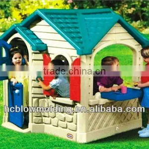 OEM Blow Molding Plastic PE Playhouse ,Children Outdoor Playground thumbnail-1
