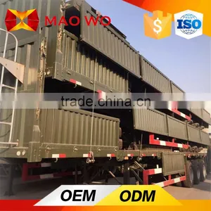 3 Axle Side Wall Cargo Box Semi Trailers for Hot Sale in US thumbnail-1
