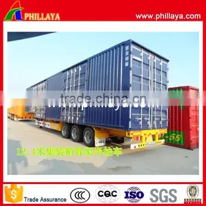 2 Axle 3 Axle 4 Axle Container Transportation Skeletal 53 Feet 20 Feet 40 Feet Container Semi Trailer thumbnail-4