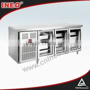 Auto Defrosting Commercial Bakery Stainless Steel 3 Glass Door Cooler/Electrical Cabinet Cooler/Stainless Steel Cooler thumbnail-1