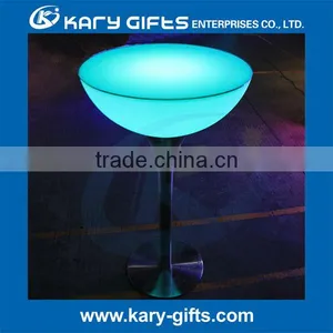 Glowing Multi Color Change Led Lighting up Bar Table thumbnail-2