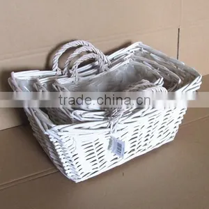 Wholesale Artificial Willow Fruit Basket at Christmas thumbnail-1