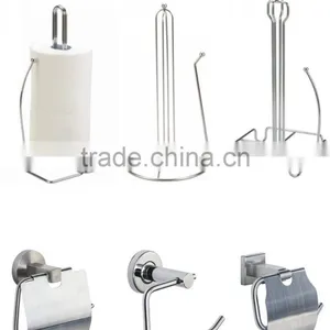 Wholesale Hotel Style Wall-mounted Polish Stainless Steel Bahtroom Toilet Paper Holders thumbnail-3