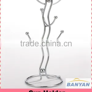 Chrome Metal Wire Mug Holder ,cup Holder thumbnail-1