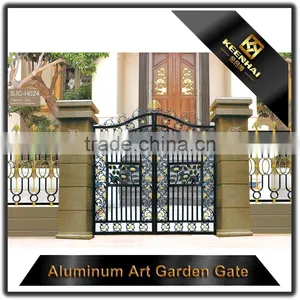 Home&Garden Decoration Powder Coated Aluminum Door for Villa Garden thumbnail-1