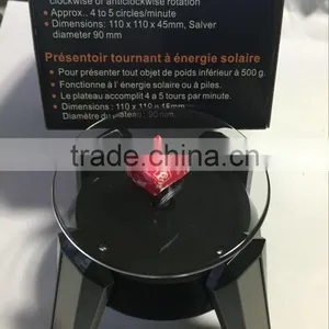 Wholesale High Quality Solar Rotary Display Stand With LED Light thumbnail-4
