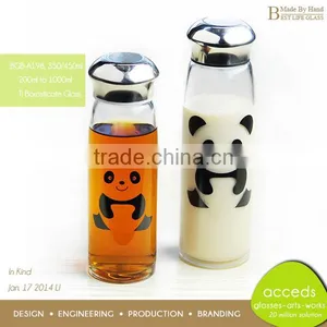 Empty Thermo Handmade New Glass Milk Bottles Sale thumbnail-1