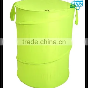Household Round Pop Up Laundry Hamper thumbnail-1