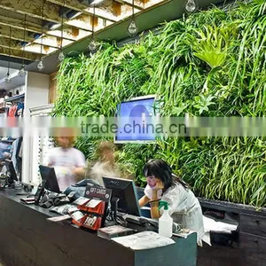 Aritifical Plant Wall for Showing Just a Fake Plant Flower Simulation Wall thumbnail-2