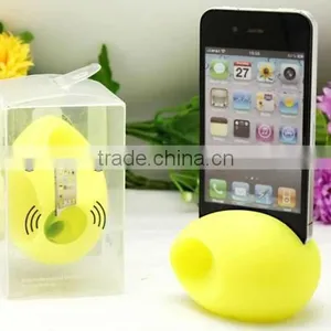 Cell Phone Silicone Egg Sound Amplifier or Speaker thumbnail-1