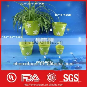 Ceramic Flowerpot--color Glazed Flower Planter--mini Ceramic Flower thumbnail-1