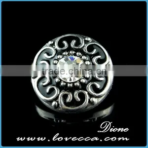 Fashion Design 18mm Metal Snap Button for Leather Bracelets, Necklace thumbnail-3