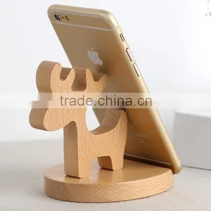 Beech Material Wooden Mobile Phone Holder thumbnail-1