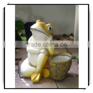 Home and Garden Animal Decoration Yellow Garden Frogs thumbnail-1