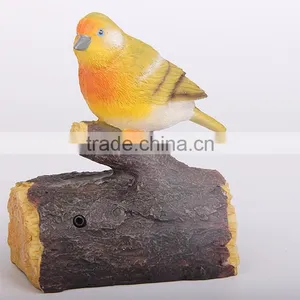 Custom Solar Power Life Size Bird Figurine Ornament thumbnail-2