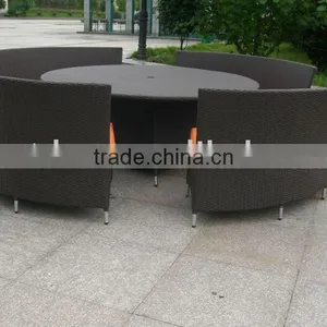Stackable Rattan Sofa Set Weather Resistant Round Furniture thumbnail-1