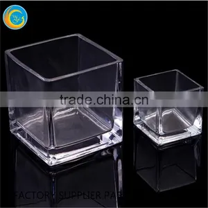 Square Antique Glass Vases Glass Vase Wholesale for Homedecoration thumbnail-4