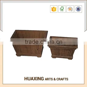 Fashion Design Garden Wooden Flower Pot for Planting thumbnail-4
