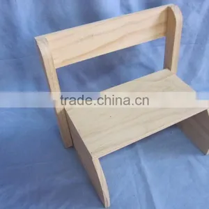 Convenient Carry Baby Wood Scalable Stool thumbnail-1
