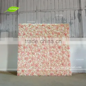 GNW FLW161031New Design High Quality Artificial Silk Flower Wall Backdrop for Wedding thumbnail-1