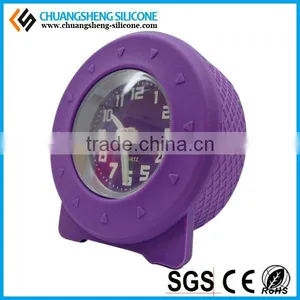 Candy Color Desktop Clock, Sun Shape Clocks, Silicone Table Clock thumbnail-4
