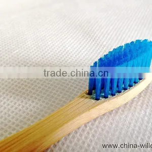 Blue Color Bamboo Toothbrush, Soft Bristle Toothbrush thumbnail-6