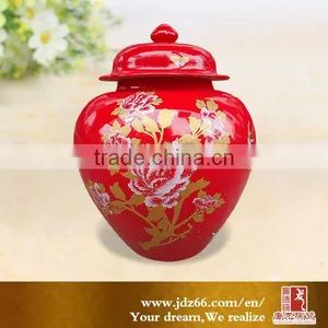 Home Decor Modern Design Ceramic Round Apple Shape Jar thumbnail-3