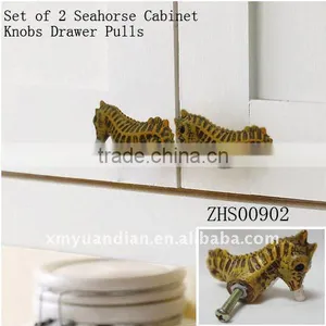 Set of 2 Seahorse Drawer Pulls thumbnail-1