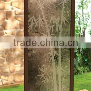 Bamboo Vietnam Traditional Glass Waterfall Wall Bamboo Room Divider thumbnail-1
