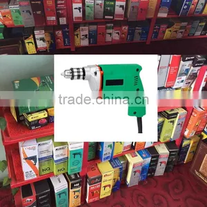India Hot Sale 350w 10mm PowerCraft Hobby Hand Held Drilling Drill Machine Portable Mini Electric Drill thumbnail-1