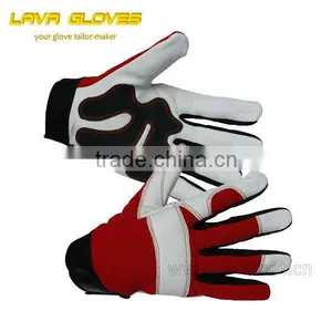 PVC Abrasion Resistantnce Goatskin Mechanic Gloves Leather Working Gloves thumbnail-1