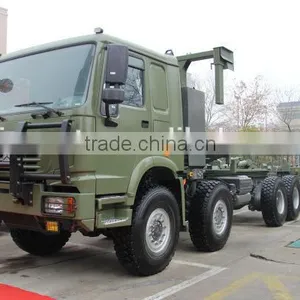 Sinotruk Howo 8x8 All Wheel Drive Cargo Truck for Sale thumbnail-1