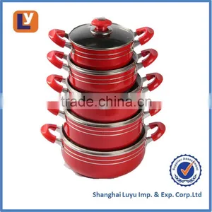 Aluminium Non-stick Cookware Stock Pot Set thumbnail-1