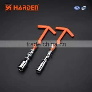 Chrome Vanadium Professional T Universal Spark Plug Socket Wrench Tool thumbnail-1