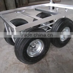 Adjustable Mini Aluminum Folding 4 Wheel Trolley Tool Cart With High Quality thumbnail-3