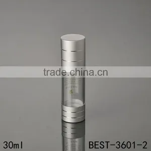 Classic Design Silver 30ml Airless Bottle Essential Oil Airless Pump Bottle 30ml thumbnail-2