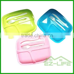 Plastic Food Carrying Food Storage Box FDA Safe Cute Lunch Container for Kids thumbnail-1