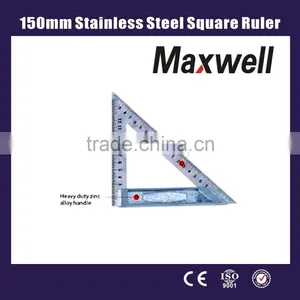 150mm Stainless Steel Square Ruler thumbnail-1