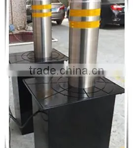 Access Control Electric Stainless Steel Automatic Hydraulic Road Bollard thumbnail-1