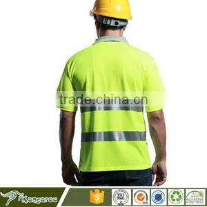 100% Cotton Fabric High Visibility Polo Shirt thumbnail-1