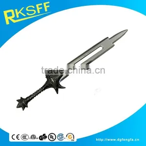 Sword Shape Customized Souvenirs Zinc Alloy Silver Color Metal Sword Letter Opener thumbnail-2