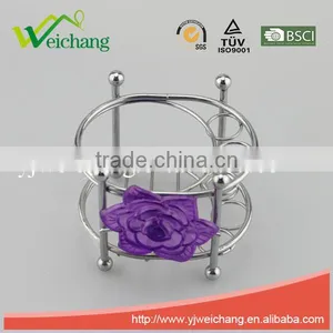 WCTS854 Hot Sale Stainless Steel Wire Frame Cup and Toothbrush Holder thumbnail-1