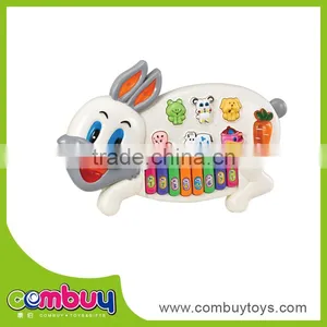 Most Popular Plastic Cartoon Rabbit Keyboard Electric Piano Toy thumbnail-1