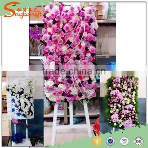 Best Wedding/Event/Home Artificial Silk Hydrangea Rose Flower Wall thumbnail-4