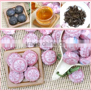 Chinese Leaf Pu-erh Tea Mini Cooked Ripe Yunnan Tuo Cha Puer Health Tea thumbnail-1