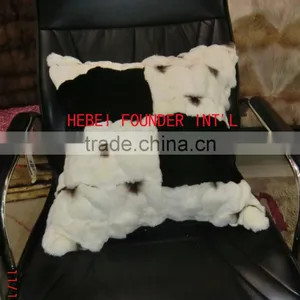 Fashion Real Rex Rabbit Fur Cushion Covers thumbnail-1