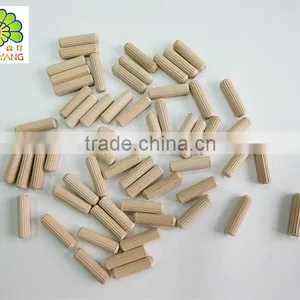 Furniture Stepped Threaded Wooden Dowel Pin thumbnail-1